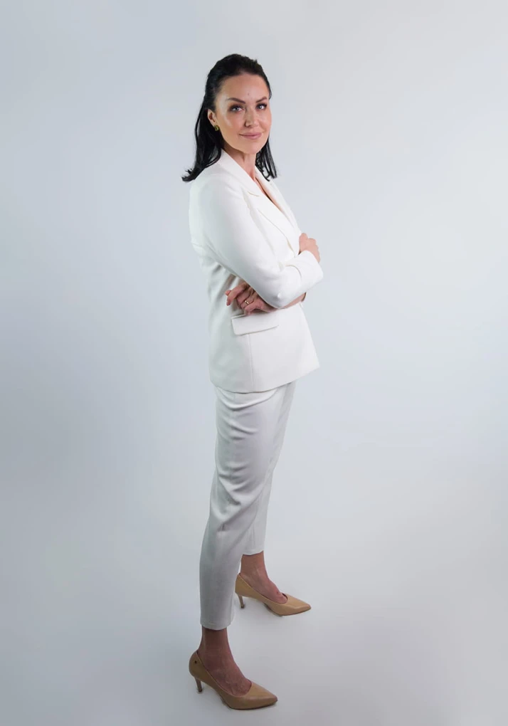 Ecru garnitur damski Kamala